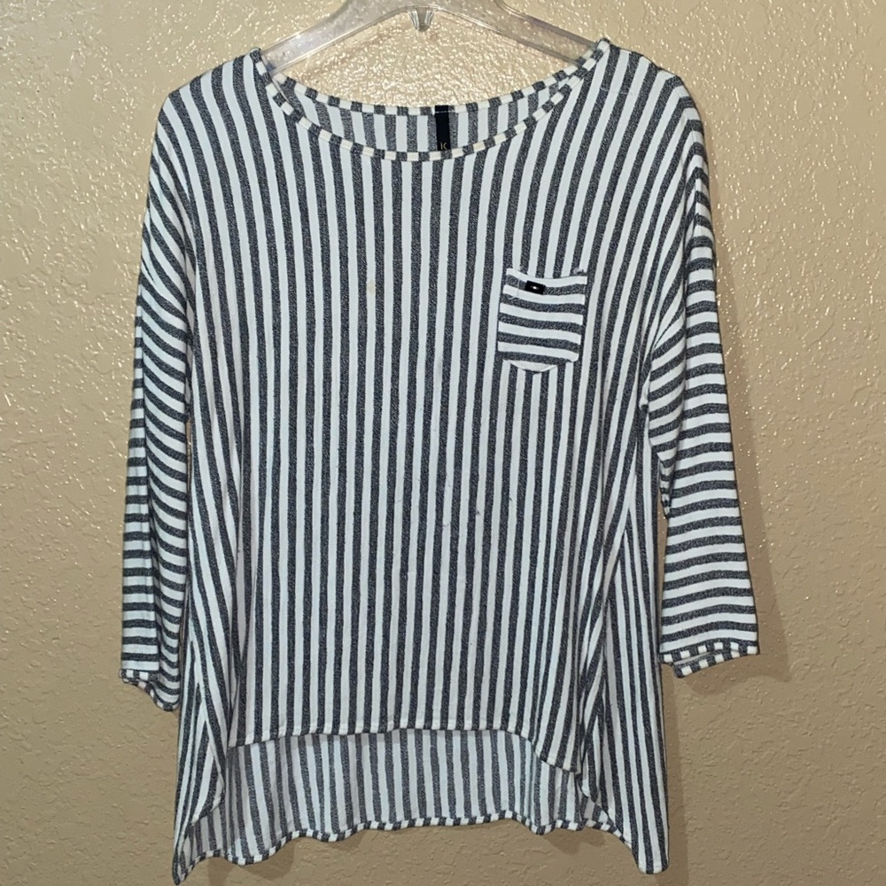 Connie K Striped Blouse